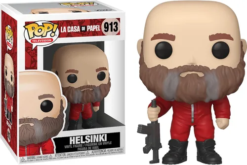 Vista 5 de Helsinki: Fun ko Pop! Figura de vinilo para TV y 1 paquete de protector gráfico compatible (913-44194 - B)