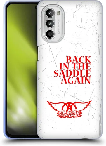 Vista 24 de Head Case Designs Officially Licensed Aerosmith Back in The Saddle Again Classics Gel Case [Military Grade Protection] Compatible with Moto E7