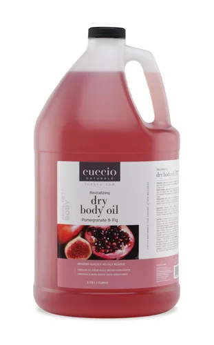 Vista 6 de Cuccio Naturale - Aceite corporal hidratante seco – Aroma de mango y bergamota, repuesto de 1 galón (128 onzas) – Hidratante ligero no graso