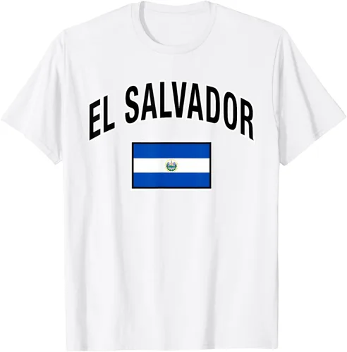 Vista 46 de Camiseta salvadoreña Orgullosa Bandera de El Salvador, Negro