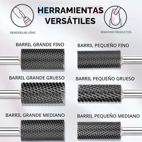 Vista 2 de Kiara Sky Broca gruesa 5 en 1 Broca de carburo, uso tanto para zurdos como para diestros Negro