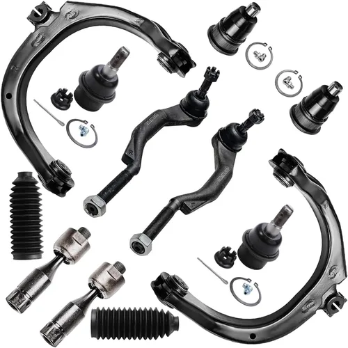 Vista 31 de Detroit Axle - Kit de extremo delantero para Hyundai Sonata XG350 XG300 Kia Optima, 2 brazos de control superiores con juntas de bola, 2 brazos