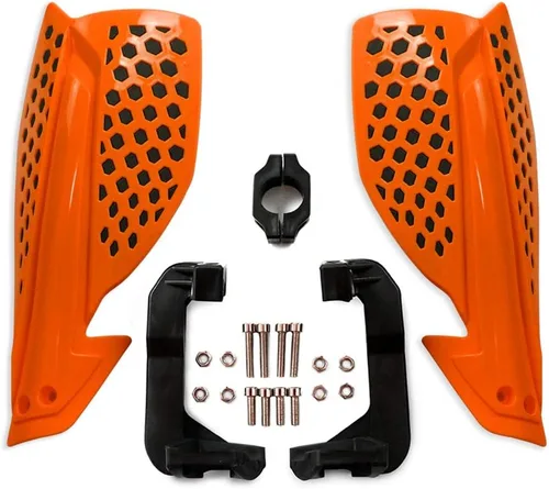 Vista 5 de Worldmotop - Barra de cepillo de repuesto universal para Yamaha Kawasaki Suzuki Honda off Road ATV Dirt Bike Motocross (negro y negro)