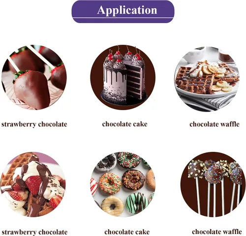 Vista 11 de Olla para derretir chocolate con capacidad de 12 litros de capacidad, máquina calentadora de chocolate eléctrica con tanque Bain Marie (plata