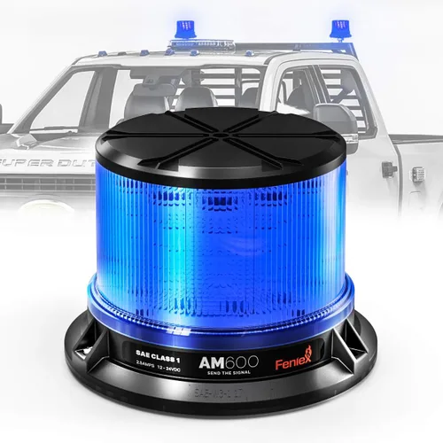 Vista 2 de Feniex AM600 Baliza LED de alta intensidad, SAE Clase 1 (Ambar)