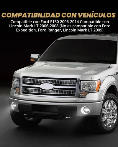 Vista 5 de Z-OFFROAD Conjunto de luces antiniebla LED compatibles con Ford F150 2006 2006-2014 F150 -Negro 3