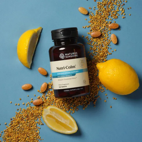 Vista 3 de Tabletas Nature's Sunshine Nutri-Calm, contiene 100 tabletas