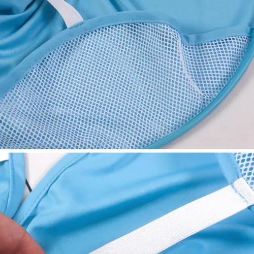Vista 4 de Worparsen Parasol para cochecito protege al bebé de mosquitos y rayos UV, extensor, cubierta de malla transparente para corredores y verano rosa