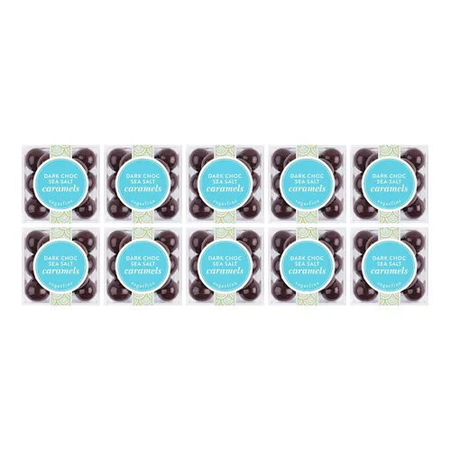 Vista 9 de Sugarfina Caramelos de sal marina de chocolate oscuro, bolsa a granel de 1 lb