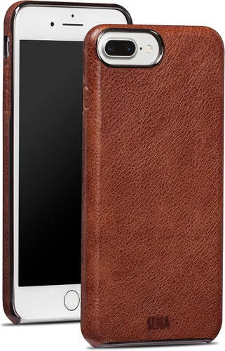 Vista 6 de Sena Funda ultradelgada de piel para iPhone 6, 7, 8 Plus, con cierre a presión, color negro