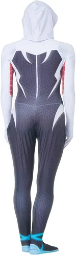 Vista 3 de Disfraz de superhéroe de elastano para mujer de cuerpo completo disfraz de Zentai para Halloween y niños