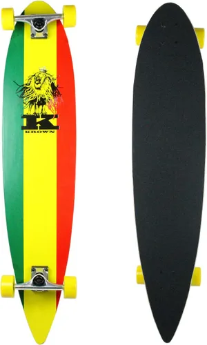 Vista 6 de Krown Monopatín Longboard Completo