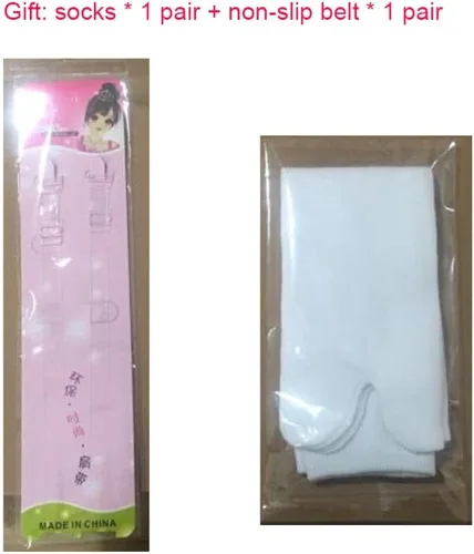 Vista 2 de Anime Demon Slayer Cosplay Clog Shoes Tanjiro Nezuko Rengoku Shinobu Costume Shoes with Socks Flip Flops