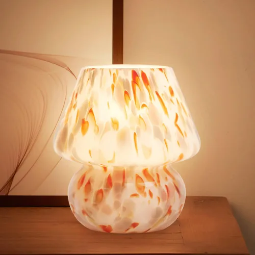 Vista 7 de Dawnwake Lámpara de Mesa con Forma de Hongo para Dormitorio, Pequeñas Lámparas de Escritorio de Mesita de Noche para Sala de Estar, Decoración