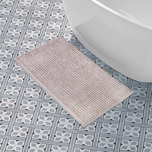 Vista 47 de Laura Ashley - Juego de 2 tapetes de baño de chenilla suave, 20 x 34 pulgadas, color azul