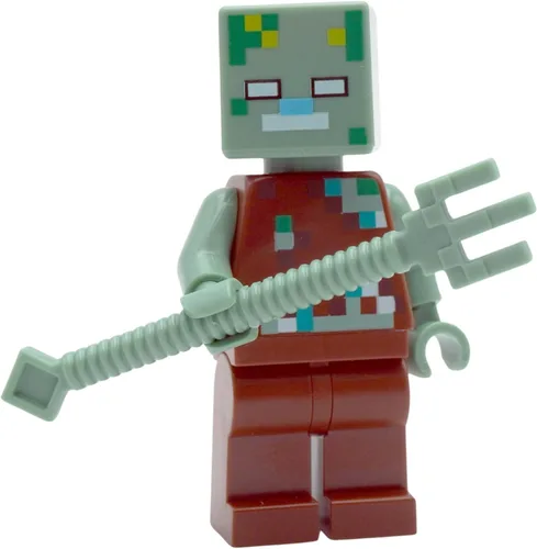 Vista 3 de LEGO Minecraft: Aventurero con Ahogado y Axolotl Combo Pack - 6+