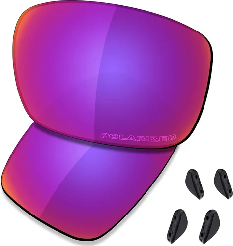 Vista 24 de SAUCER Lentes y almohadillas de nariz de repuesto prémium para Oakley Drop Point OO9367 Protección UV400, antiarañazos, ajuste preciso polarizado
