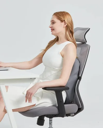 Vista 7 de Almohada de apoyo lumbar, almohada de apoyo de espalda para silla, almohada de espuma viscoelástica para el respaldo del asiento del automóvil