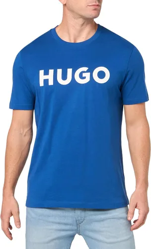 Vista 31 de Hugo Men's Print Logo Short Sleeve T-Shirt Blanco