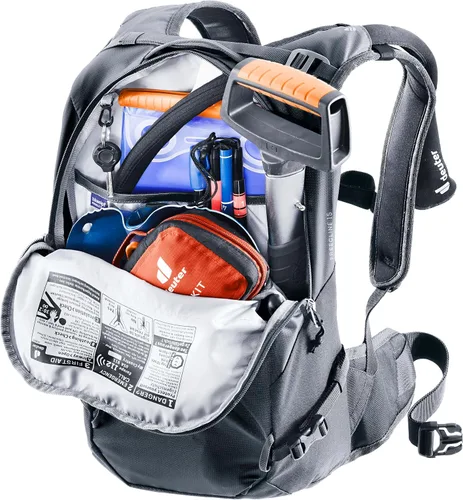 Vista 5 de Deuter Mochila de esquí alpino Freecline 15 unisex, 15 litros Negro
