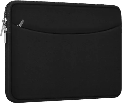 Vista 11 de Funda para laptop de 14 pulgadas, maletín protector a prueba de golpes con bolsillo para accesorios, bolsa portátil para computadora para MacBook