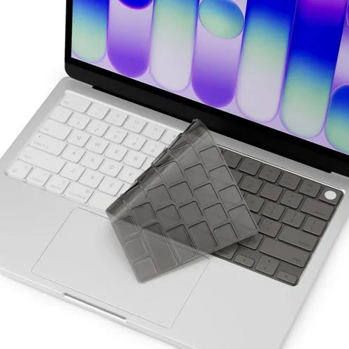 Vista 13 de ProElife Funda de teclado para MacBook Neo de 13 pulgadas A18 Pro A3404 Azul Degradado
