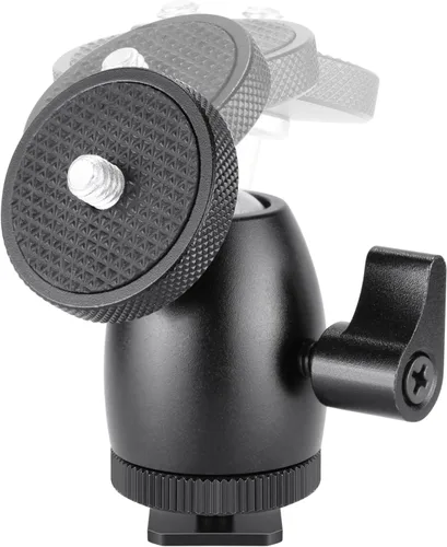Vista 7 de Neewer Soporte adaptador para accesorios de cámara de fotos, con cabeza de bola pequeña, con traba.