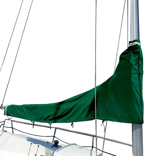 Vista 12 de SavvyCraft Cubierta impermeable de pluma de vela principal, cubierta de vela principal 600D resistente a la intemperie, longitud de pluma de 7 a 8