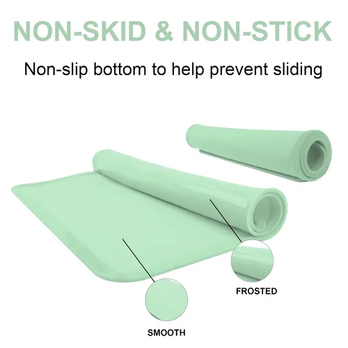 Vista 2 de Manteles individuales de silicona para niños, manteles individuales de silicona antideslizantes para niños, manteles individuales portátiles