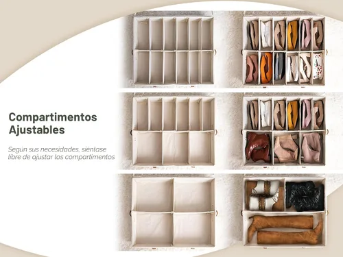 Vista 2 de StorageWorks Organizador de zapatos para armario, con capacidad para hasta 24 pares, juego de 2 contenedores de almacenamiento de zapatos debajo