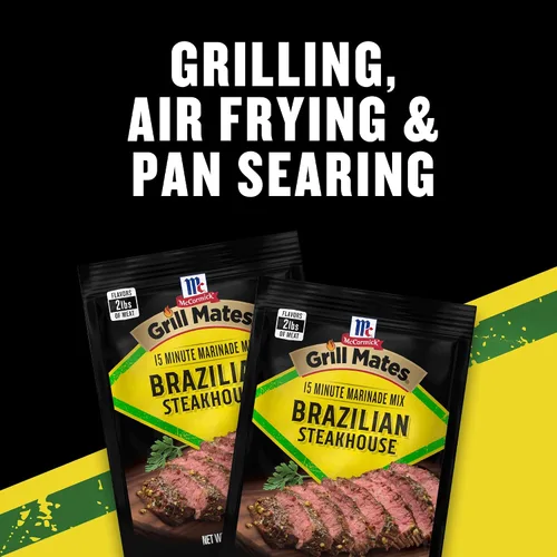 Vista 11 de McCormick Grill Mates Mezcla de adobo brasileño para carne, 1.06 oz