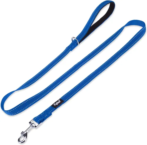 Vista 14 de PUPTECK Correa reflectante para perro con cómodo mango acolchado, correa de nailon duradera para perros pequeños, medianos y grandes, gatos Beige