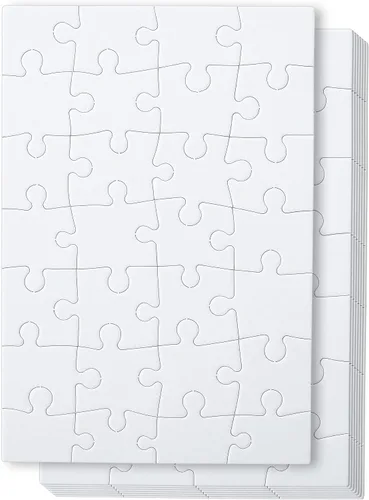 Vista 20 de Mr. Pen - Rompecabezas en blanco, paquete de 5, 100 piezas/paquete, 10.6" x 14.2" pulgadas, rompecabezas blanco, rompecabezas en blanco