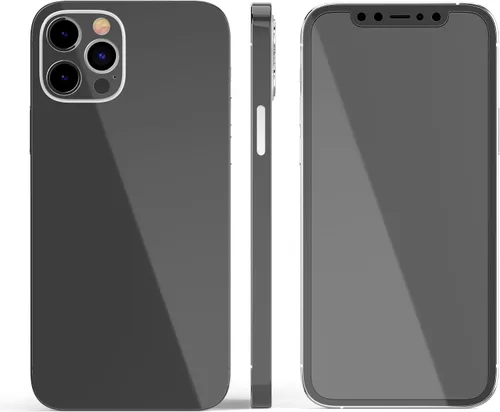 Vista 3 de DesignSkinz Kit de calcomanías de cuerpo completo compatible con iPhone 15 Plus, color gris oscuro sólido