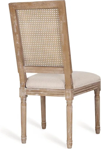 Vista 5 de Christopher Knight Home Regina Silla de comedor, madera, beige + natural