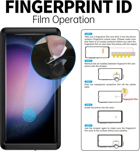 Vista 9 de BEASTEK Funda impermeable para Galaxy S23 Plus, a prueba de golpes, a prueba de polvo, IP68 bajo el agua, serie NRE con protector de pantalla