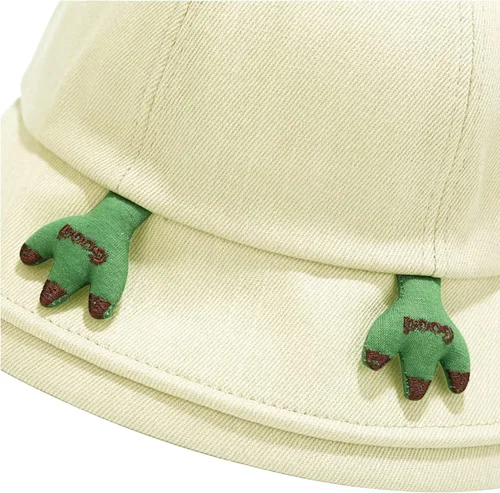 Vista 5 de WMZCYXY Sombrero de cubo Forg para adultos, divertido y lindo sombrero de pescador de algodón para adolescentes, sombrero divertido para hombres