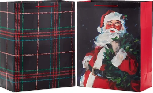 Vista 9 de Hallmark Paquete de bolsa de regalo de Navidad mediana de 9 pulgadas