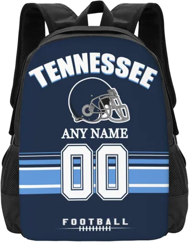 Vista 21 de Mochilas de encargo del deporte del fútbol, regalos personalizados modificados para requisitos particulares del bolso del viaje de la mochila