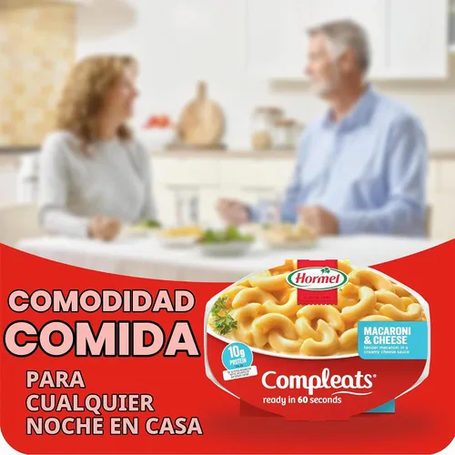 Vista 7 de HORMEL COMPLEATS Bandeja para microondas de macarrones y queso, 7.5 onzas (paquete de 7)