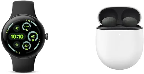 Vista 19 de [Usado] Google Pixel Watch 3 modelo 2024, reloj Android de 1.61 pulgadas (41 mm) con seguimiento de frecuencia cardíaca, Fitbit Advanced Running