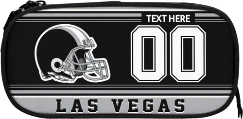 Vista 37 de Estuche para lápices Arizona, caja de lápices con nombre y número personalizados, estuche personalizado de estilo de fútbol, estuche de bolígrafo