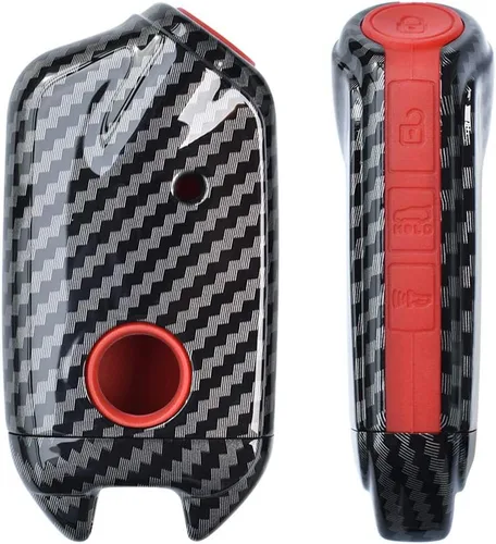 Vista 4 de ontto Funda para llavero con protección para mando a distancia Kia, color negro