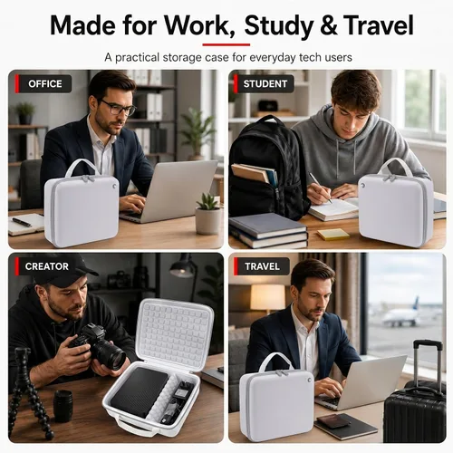 Vista 8 de Comecase Funda de disco duro de escritorio para expansión Seagate y para WD Blanco