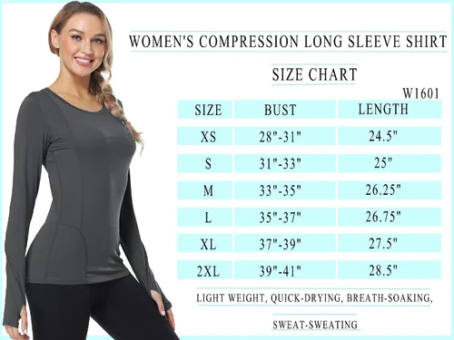 Vista 3 de CADMUS Camisa de manga larga para correr de secado rápido para mujer, camisas de entrenamiento
