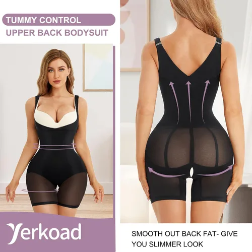 Vista 3 de YERKOAD Body moldeador de cuerpo completo para mujer, con control de abdomen y cintura para levantamiento de glúteos