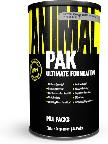 Vista 11 de Animal Pak - Multivitamínico conveniente para hombres y mujeres, paquete diario todo en uno de vitaminas y suplementos - Zinc, vitaminas C, B, D