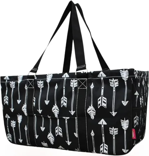 Vista 82 de NGIL Bolsa de comestibles reutilizable extra grande plegable de gran tamaño para comestibles, almacenamiento, picnic, playa, Estampado de vaca