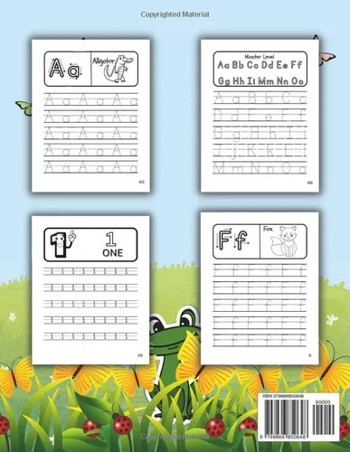 Vista 2 de ABC Letter Tracing Practice Workbook For Kids ages 3-5 years, Handwriting Practice for Alphabet and Numbers - Unveiling the Ultimate Handwriting