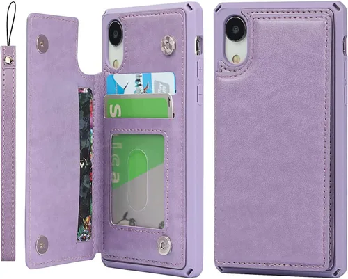 Vista 19 de Cavor - Funda para iPhone 6, 6S, 7, 8 Plus, 11 Pro, XS, Max, XR A-Negro